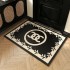 Ins-style Korean-style absorbent bathroom floor mats, thickened flocked, non-slip bathroom and bathtub floor mats, and bedroom bedside carpets.