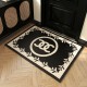 Ins-style Korean-style absorbent bathroom floor mats, thickened flocked, non-slip bathroom and bathtub floor mats, and bedroom bedside carpets.