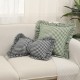 French plaid ruffled pillows, ins style, fresh modern square pillows, lumbar pillows, and sofa and bedroom backrests French plaid ruffled pillows, ins style, fresh modern square pillows, lumbar pillows, and sofa and bedroom backrests