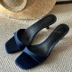 Women's nude high heels, soft leather stilettos, pointed toes, soft soles, French-style shoes with a gentle skirt-matching effect.