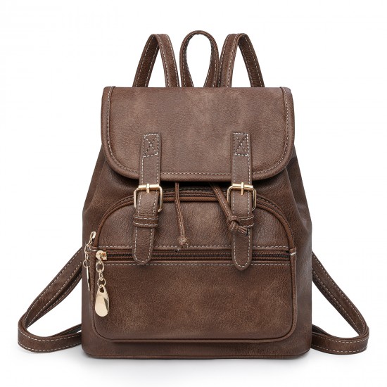 2025 Cross-border Women's Backpack, Fashionable Sports, Youth Backpack, Simple PU Commuter, Fashionable Small Bag, Dropshipping