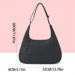 Cross-border corduroy cosmetic bag with letter embroidery, fashionable and casual women's travel toiletry bag