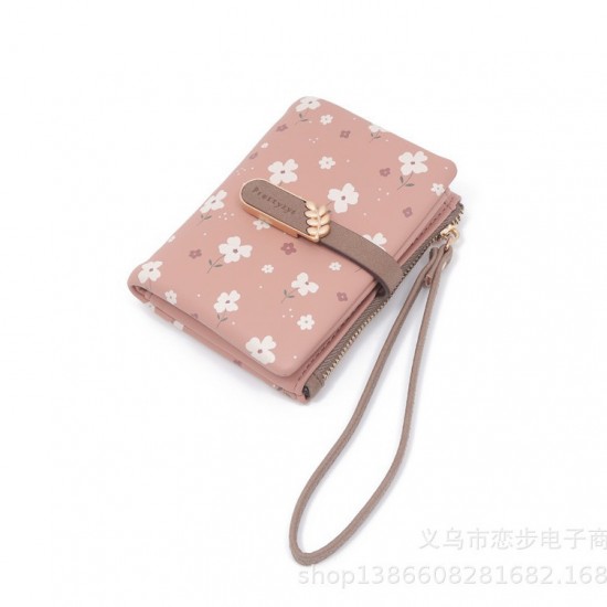 2025 Spring/Summer New Korean-Style Small Fresh Zipper Clasp Short Multifunctional Card Holder Handbag
