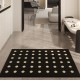 Ins-style, striped, plaid, flocked bedside rugs. Long carpet strips for rooms and bedrooms, bedside mats, and balcony floor mats.