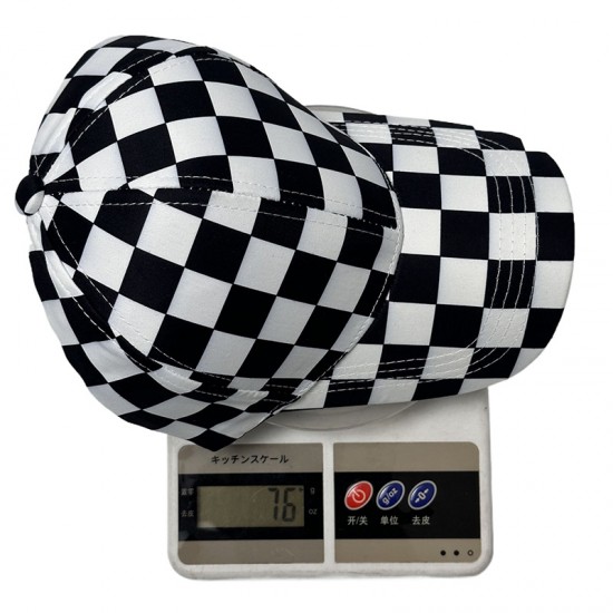 Cross-border new sports baseball cap, a stylish, unisex checkerboard peaked cap, a trendy outdoor sun protection hat. Cross-border new sports baseball cap, a stylish, unisex checkerboard peaked cap, a trendy outdoor sun protection hat.