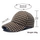 Cross-border New Retro Plaid Baseball Hat for Women: Casual and Versatile, Student Hat, Men's Simple Baseball Hat Wholesale Cross-border New Retro Plaid Baseball Hat for Women: Casual and Versatile, Student Hat, Men's Simple Baseball Hat Wholesale