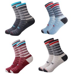 Semi-professional sports socks with terry terry cotton socks, men's color-blocked basketball socks, antibacterial, deodorizing, and breathable
