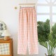 Women's padded pajamas, pure cotton double-layer gauze thin long sleeves, Japanese-style bra-free spring and summer loungewear two-piece set.