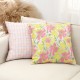 Cross-border Nordic ins retro American jacquard flower pillow, home decor for living room sofa model room cushions Cross-border Nordic ins retro American jacquard flower pillow, home decor for living room sofa model room cushions