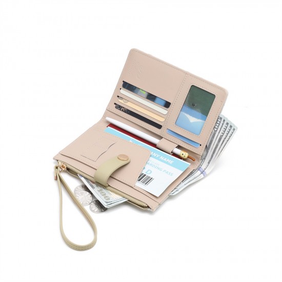 PRETTYZYS anti-theft multi-functional printed card holder, ID and passport bag, travel passport wallet.