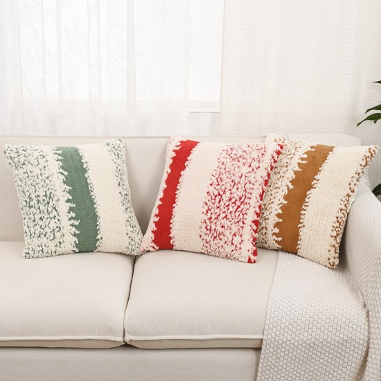 Cross-border Nordic INS vintage tulip bouquet ruffled hem pillow for sofa and bed decor