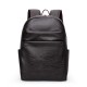 New cross-border men's business commuter backpack, large capacity, student travel laptop backpack, PU leather casual backpack