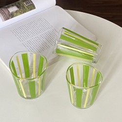 Korean Instagram Style Dreamy Colored Star Glass Coffee Cup, Super Fairy Girly Drinking Glass Goblet