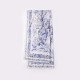 Thin, niche imitation cotton and linen, pastoral-style printed silk scarf, Japanese and Korean, fashionable and elegant shawl for women, a sophisticated holiday gift