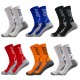 Men's foreign trade football socks, men's socks, adhesive-coated non-slip floor socks, training socks, towel-soled mid-calf thickened sports socks.