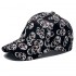 New cross-border baseball cap with skull print, fashionable and versatile, outdoor casual sun hat for men and women.