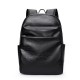 New cross-border men's business commuter backpack, large capacity, student travel laptop backpack, PU leather casual backpack