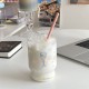 Instagram clock puppy mug, atmospheric decorative ceramic mug, coffee cup gift.