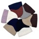 Winter colorblock earmuffs for women, cross-border brimless beanie, versatile and simple men's warm knitted hat, wholesale.