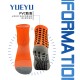 Wholesale high-top PVC elite basketball socks, combat training, terry terry socks, thickened soles Mesh breathable, non-slip, dotted mesh mid-calf basketball socks for elite running.