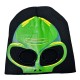 Reflective Skull Knitted Hat, Men's and Women's Luminous Mask, Alien Warm Beanie