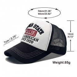 New summer caps for Amazon, featuring a curved brim, lettered embroidered baseball caps, and trucker hats with sun visors.