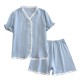 New women's nightgown, pure cotton washed cotton gauze long-sleeved bath skirt, mid-length crepe, spring and autumn loose loungewear. New women's nightgown, pure cotton washed cotton gauze long-sleeved bath skirt, mid-length crepe, spring and autumn loose loungewear.