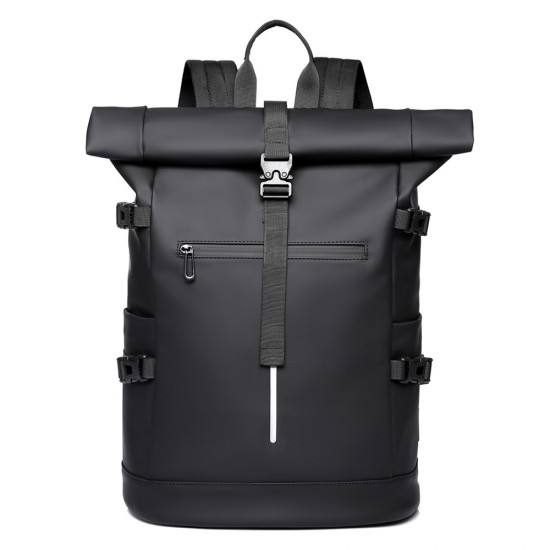 2025 new trendy roll-up bag, men's commuter shoulder bag, trendy single-shoulder commuter large capacity backpack