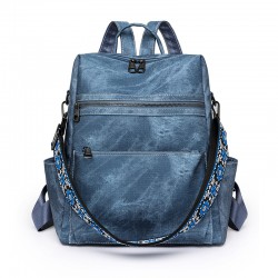 Cute women's backpack, lightweight women's retro backpack, large-capacity, casual travel dual-purpose shoulder bag