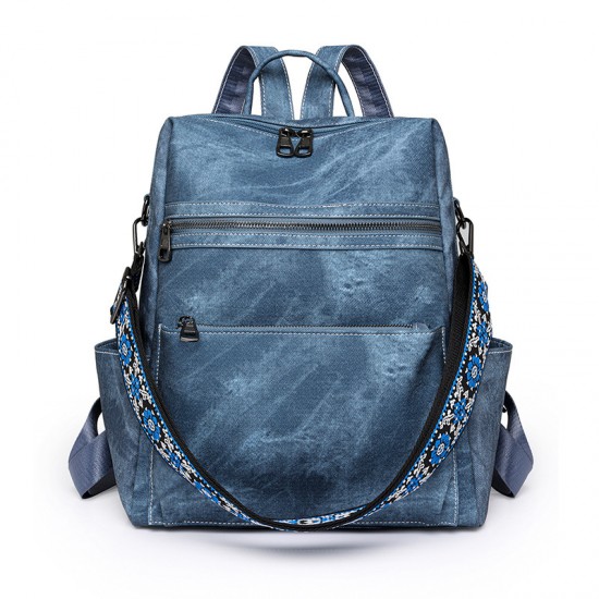 Cute women's backpack, lightweight women's retro backpack, large-capacity, casual travel dual-purpose shoulder bag