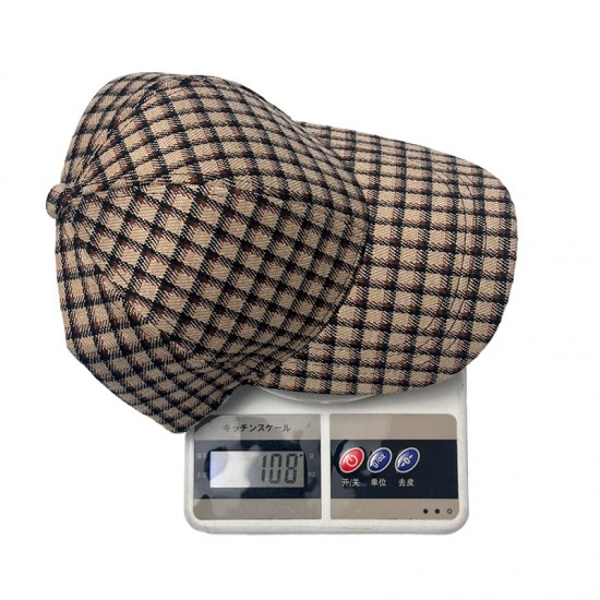 Cross-border New Retro Plaid Baseball Hat for Women: Casual and Versatile, Student Hat, Men's Simple Baseball Hat Wholesale Cross-border New Retro Plaid Baseball Hat for Women: Casual and Versatile, Student Hat, Men's Simple Baseball Hat Wholesale