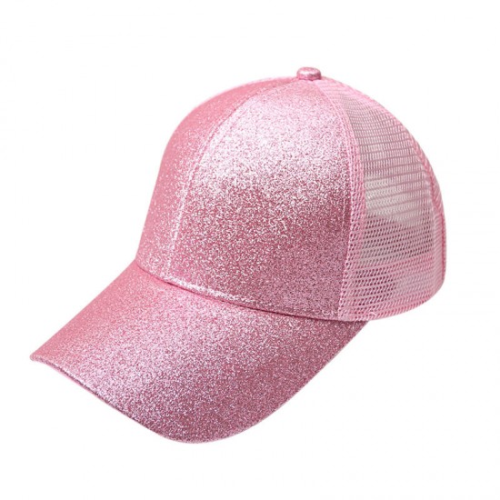 European and American cross-border mesh ponytail baseball caps. Wholesale travel logo-printed work sun hats