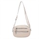 New Korean-style cross-border women's cell phone chest bag, simple PU crossbody bag, fashionable and stylish zippered women's small round shoulder bag New Korean-style cross-border women's cell phone chest bag, simple PU crossbody bag, fashionable and stylish zippered women's small round shoulder bag