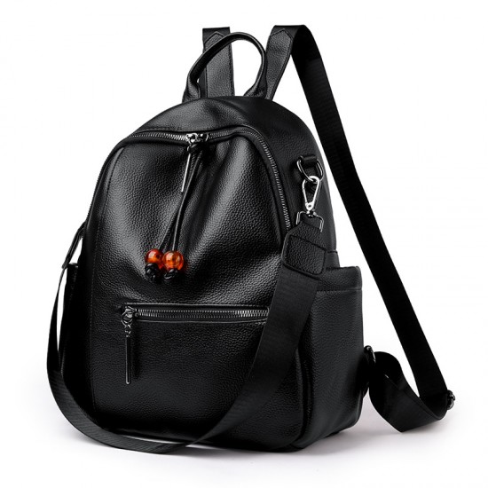 Stylish and elegant women's backpack, large-capacity fashionable diaper bag, autumn and winter versatile casual backpack