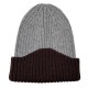 Winter colorblock earmuffs for women, cross-border brimless beanie, versatile and simple men's warm knitted hat, wholesale.