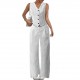 2025 foreign trade style design, complete with stylish and elegant white striped vest and professional suit pants.