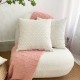 French light luxury lace large flower pillow, ins cotton and linen floral sofa cushion cover, classic and elegant 3D embroidery French light luxury lace large flower pillow, ins cotton and linen floral sofa cushion cover, classic and elegant 3D embroidery