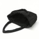 Fashionable and casual large-capacity women's bag, 2024 new style fleece underarm bag, simple shoulder and crossbody tote bag