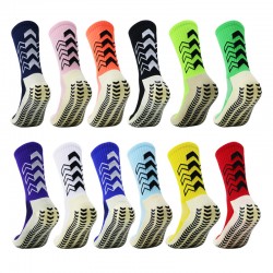 Non-slip rubberized soccer socks, terry-soled non-slip rubberized soccer socks, outdoor sports socks, cycling socks.