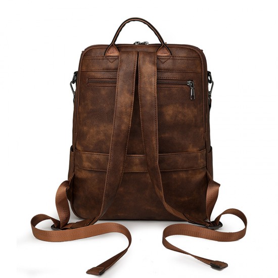 2025 New Casual PU Light Travel Backpack for Women, High-end, Fashionable, Versatile, Large Capacity, Wholesale Women's Backpack