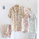 Japanese-style washed cotton kimonos, autumn loose long-sleeved, thin, spring and summer cotton loungewear, steaming suits. Japanese-style washed cotton kimonos, autumn loose long-sleeved, thin, spring and summer cotton loungewear, steaming suits.