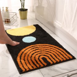 New modern minimalist entrance mats, wear-resistant and scratch-resistant. Home bedroom and bathroom doorway absorbent, non-slip mats