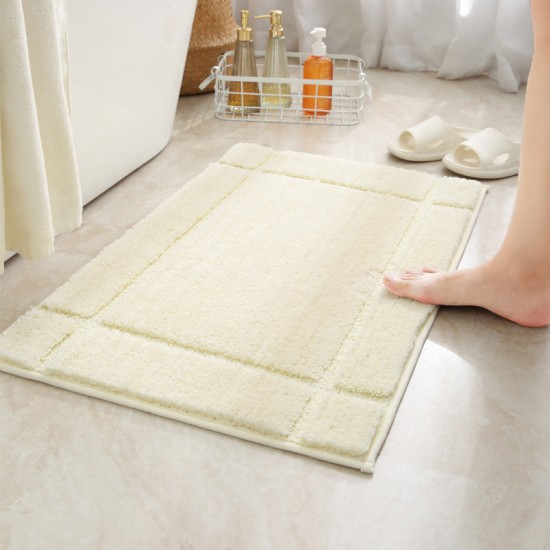 Cross-border bathroom absorbent floor mats, quick-drying bathroom entrance floor mats, thick plush carpet, non-slip bathroom mats Cross-border bathroom absorbent floor mats, quick-drying bathroom entrance floor mats, thick plush carpet, non-slip bathroom mats