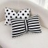 Light Luxury Solid Color Feather Lace Velvet Cushion Dutch velvet cushion backrest for living room sofas
