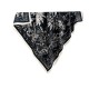 French elegant spring and autumn retro, niche, floral print square scarves, trendy, high-end, sun-protective shawls