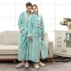 [New 2102] Thickened, extra-long, comfortable cotton fleece couple's nightgown, plus-size, plush, plush, men's nightgown.