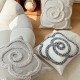 Cross-border Nordic INs hemp rope embroidered pillowcases, four-cornered tassel retro pastoral pillows, living room sofa cushions, lumbar pillows