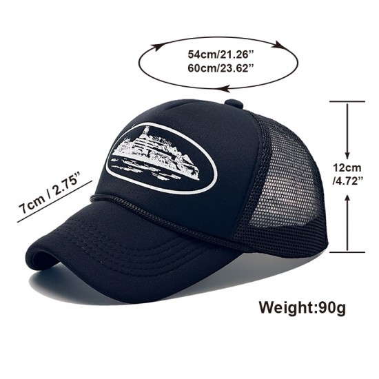 Cross-border European and American trendy mesh hats for men and women, trucker hats, summer fashion baseball caps, breathable baseball caps, and sun visors. Cross-border European and American trendy mesh hats for men and women, trucker hats, summer fashion baseball caps, breathable baseball caps, and sun visors.
