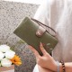 Lianbu New 2025 Wallet for Women, Long Multifunctional Large Capacity Clutch with Printed Buckle and Folding Zipper