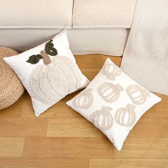 Cross-border Nordic ins loop pile tufted 3D pumpkin embroidered pillowcase, Halloween home sofa decoration pillowcase Cross-border Nordic ins loop pile tufted 3D pumpkin embroidered pillowcase, Halloween home sofa decoration pillowcase